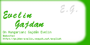 evelin gajdan business card