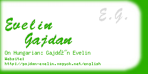 evelin gajdan business card